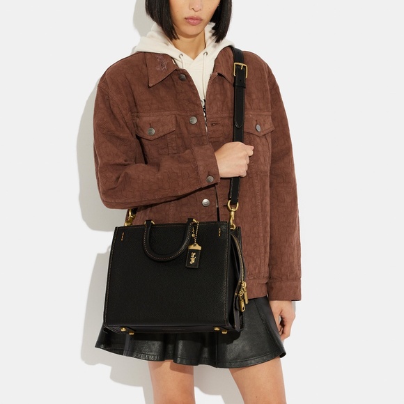 Coach Rogue Bag In Regenerative Leather Purses - Picture 2 of 11
